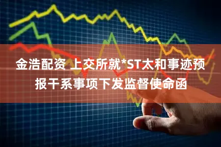 金浩配资 上交所就*ST太和事迹预报干系事项下发监督使命函