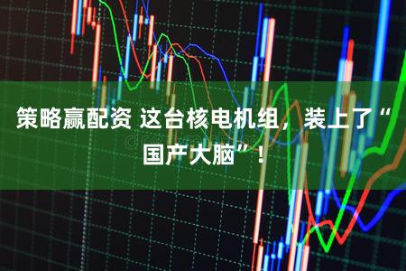 策略赢配资 这台核电机组，装上了“国产大脑”！