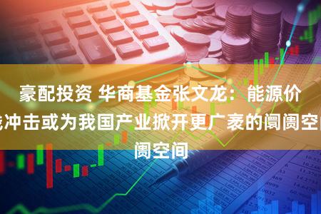 豪配投资 华商基金张文龙：能源价钱冲击或为我国产业掀开更广袤的阛阓空间
