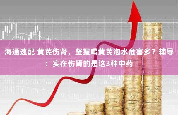 海通速配 黄芪伤肾，坚握喝黄芪泡水危害多？辅导：实在伤肾的是这3种中药