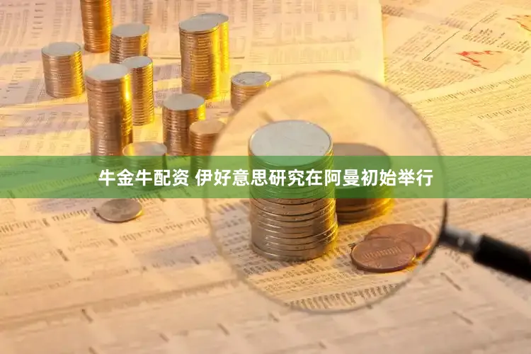 牛金牛配资 伊好意思研究在阿曼初始举行