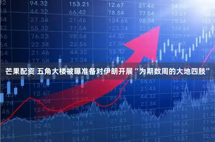 芒果配资 五角大楼被曝准备对伊朗开展“为期数周的大地四肢”